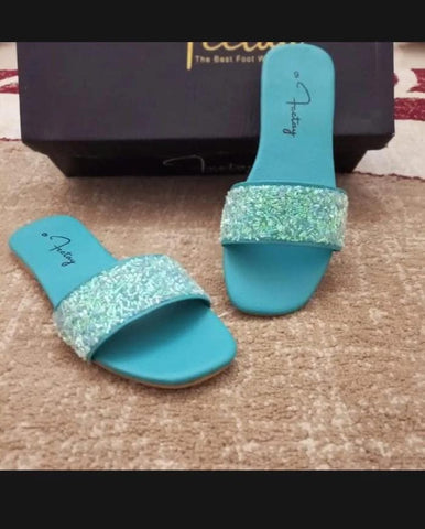 Stylish Flat Slipper for Women by Feetay