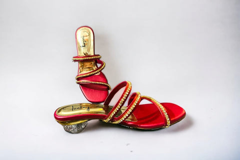 Bridal Slipper Stylish for Women Red