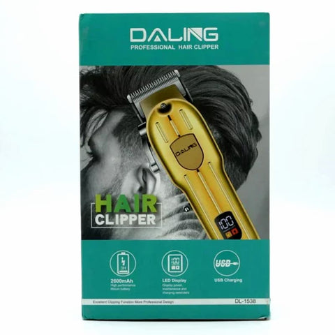 DALING DL-1538 Digital Display Professional Cordless Hair Clippers Trimmer