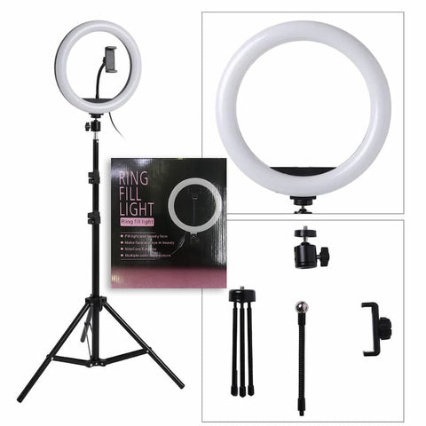 26CM Selfie LED Ring Light with 7 Feet Tripod Stand