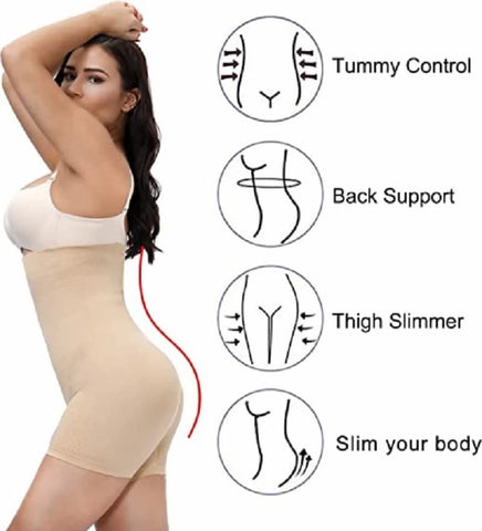 Body Shaper Lower Half Seamless High Waist Slimming Tummy and Hips Control Shapewear For Women