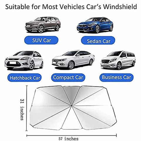 Car Umbrella Sun Shade Cover for Windshield