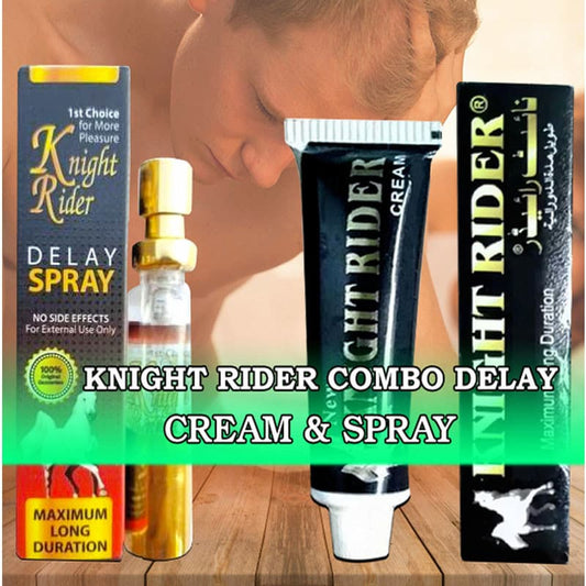 Pack of 2 Knight Rider Delay Cream & Spray