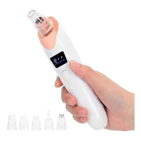 Vacuum Pore Cleaner, 5 In 1 Blackheads Removing Device Electric Derma suction Machine | USB Rechargeable Acne Pimple Pore Cleaner Vacuum tool - Facial Cleanser Device for Nose & Skin Care