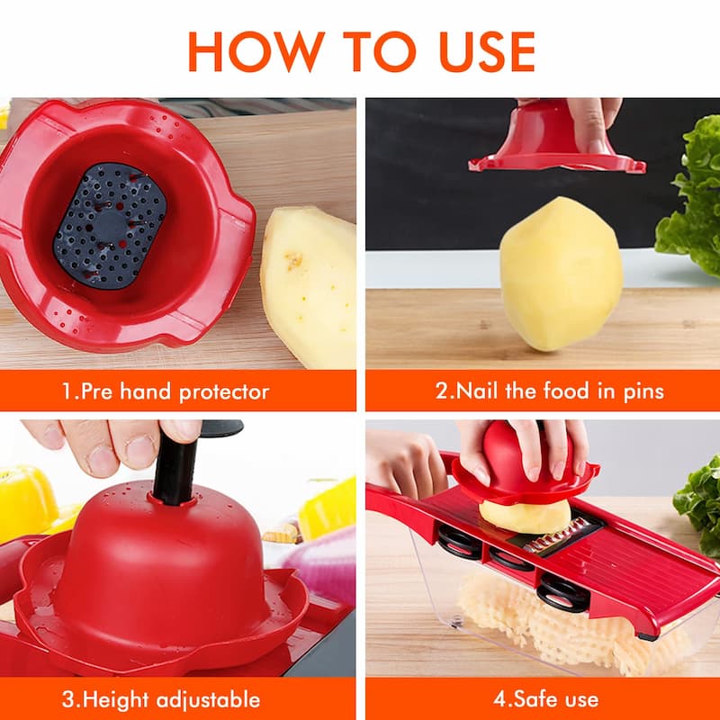 10 In 1 Mandoline Slicer Vegetables Slicer Fruits Cutter And Chopper - Online Shopping in Pakistan: Beauty, Fashion, Electronics, Sports & Lifestyle, VR, Skincare