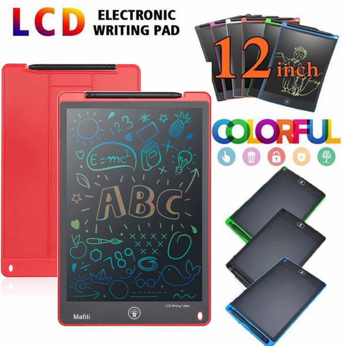 12 Inch LCD Tablet Multi Writing , Electronic Drawing Board Doodle Handwriting Digital Tablet for Kids Learning - Online Shopping in Pakistan: Beauty, Fashion, Electronics, Sports & Lifestyle, VR, Skincare