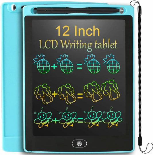 12 Inch LCD Tablet Multi Writing , Electronic Drawing Board Doodle Handwriting Digital Tablet for Kids Learning - Online Shopping in Pakistan: Beauty, Fashion, Electronics, Sports & Lifestyle, VR, Skincare