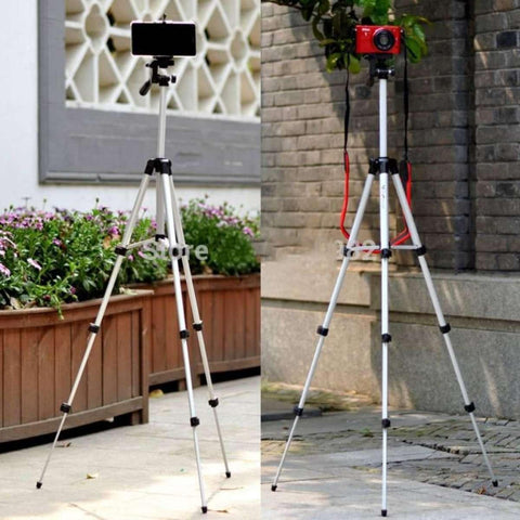 3110 Tripod Camera Stand For Mobile And Camera With Mobile Clip - Online Shopping in Pakistan: Beauty, Fashion, Electronics, Sports & Lifestyle, VR, Skincare