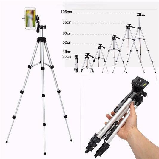 3110 Tripod Camera Stand For Mobile And Camera With Mobile Clip - Online Shopping in Pakistan: Beauty, Fashion, Electronics, Sports & Lifestyle, VR, Skincare