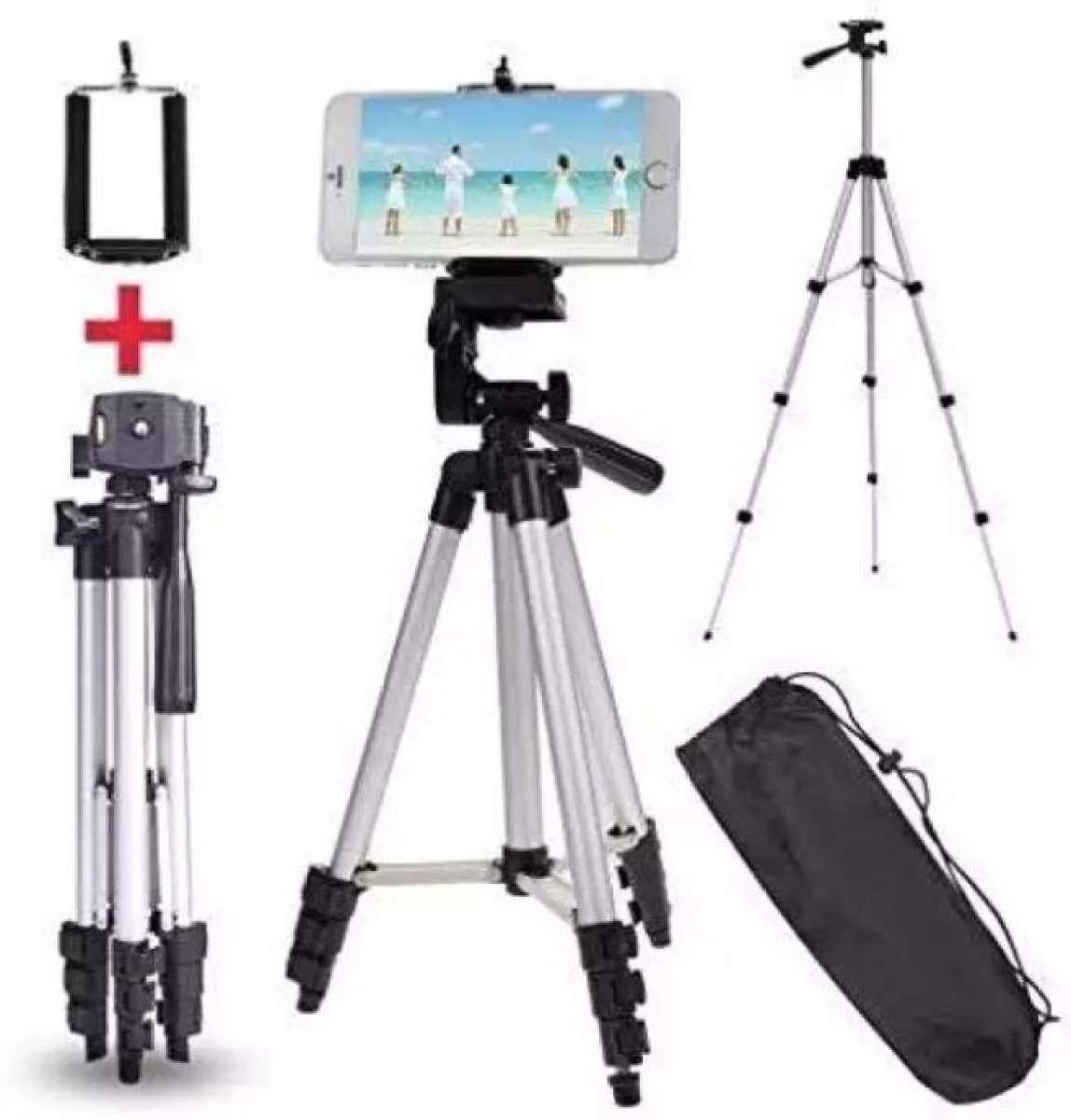 3110 Tripod Camera Stand For Mobile And Camera With Mobile Clip - Online Shopping in Pakistan: Beauty, Fashion, Electronics, Sports & Lifestyle, VR, Skincare