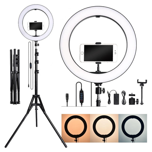 36cm Professional Studio Ring Light Lamp Fill, Mobile Holder With Tripod Stand 7.5 ft Long for youtube, Tiktok , and Streaming, Photography - Online Shopping in Pakistan: Beauty, Fashion, Electronics, Sports & Lifestyle, VR, Skincare