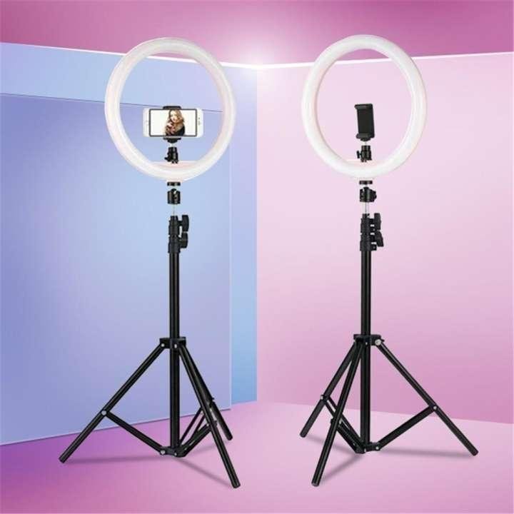 36cm Professional Studio Ring Light Lamp Fill, Mobile Holder With Tripod Stand 7.5 ft Long for youtube, Tiktok , and Streaming, Photography - Online Shopping in Pakistan: Beauty, Fashion, Electronics, Sports & Lifestyle, VR, Skincare