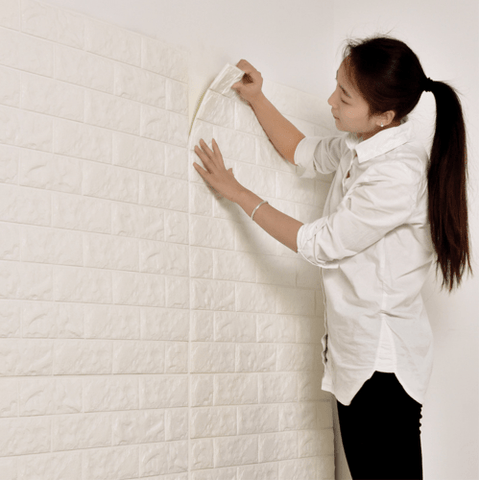 3D Brick Stone Wall Sticker Self-Adhesive Foam Wallpaper Panels Room Decal 70x77cm - Online Shopping in Pakistan: Beauty, Fashion, Electronics, Sports & Lifestyle, VR, Skincare