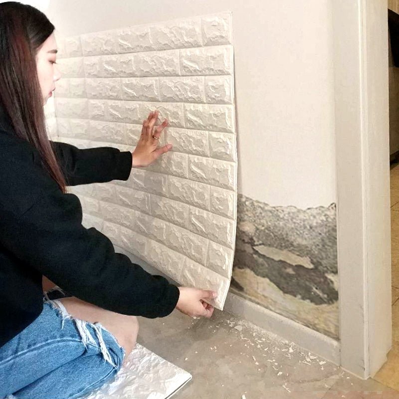 3D Brick Stone Wall Sticker Self-Adhesive Foam Wallpaper Panels Room Decal 70x77cm - Online Shopping in Pakistan: Beauty, Fashion, Electronics, Sports & Lifestyle, VR, Skincare