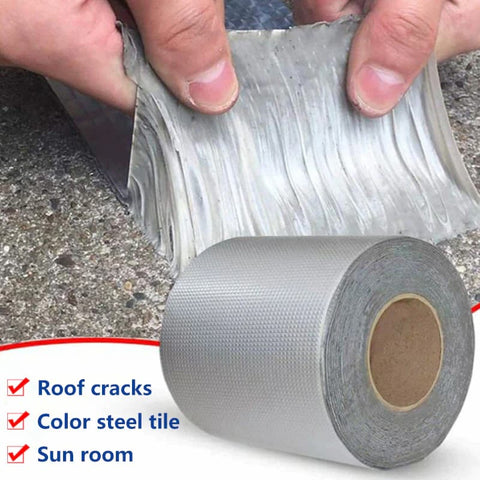 Aluminum Foil Butyl Rubber Tape Adhesive Waterproof Flex Tape Power Pipe Leakage Tape - Online Shopping in Pakistan: Beauty, Fashion, Electronics, Sports & Lifestyle, VR, Skincare