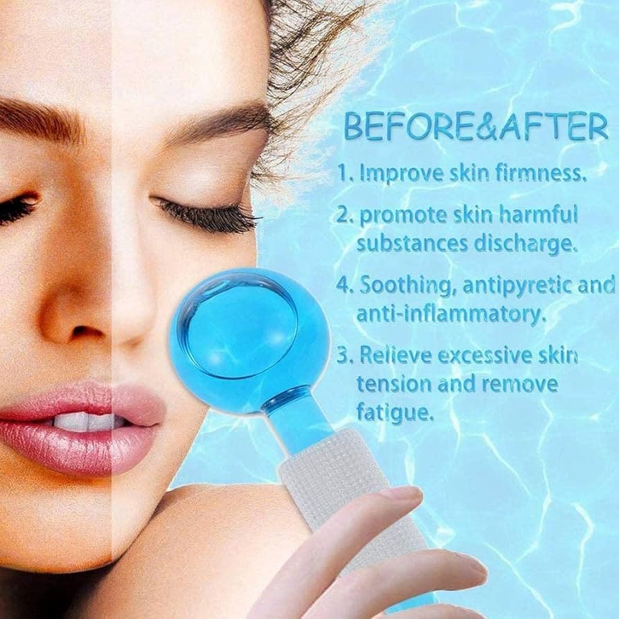 Beauty Crystal Ball Facial Cooling Ice Globes Water Wave For Face and Eye massage - Online Shopping in Pakistan: Beauty, Fashion, Electronics, Sports & Lifestyle, VR, Skincare