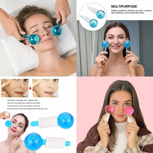 Beauty Crystal Ball Facial Cooling Ice Globes Water Wave For Face and Eye massage - Online Shopping in Pakistan: Beauty, Fashion, Electronics, Sports & Lifestyle, VR, Skincare