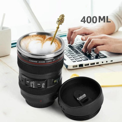 Camera Lens Shaped Coffee Mug Cup - Online Shopping in Pakistan: Beauty, Fashion, Electronics, Sports & Lifestyle, VR, Skincare