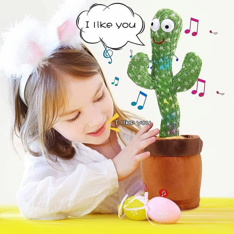 Dancing Cactus Toy Rechargeable with Music, Singing, Talking, Lightning, Wriggle- Funny talk back toy For Kids- High Quality - Online Shopping in Pakistan: Beauty, Fashion, Electronics, Sports & Lifestyle, VR, Skincare