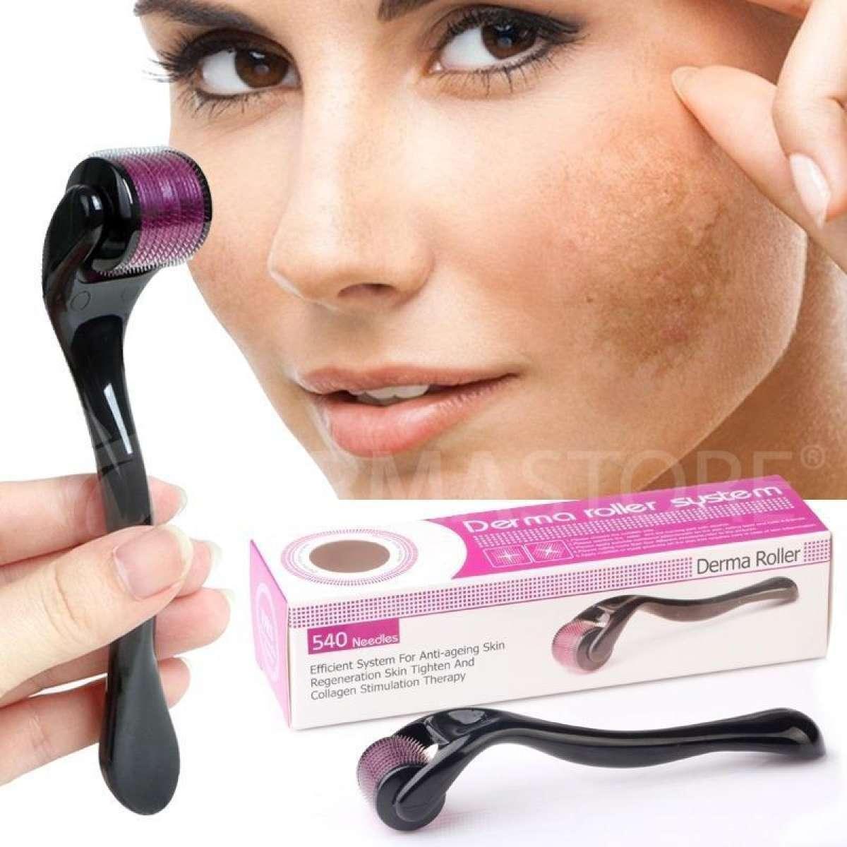 Derma Roller 1mm Skin Therapy Micro-Needle 540 For Acne Scars Wrinkles Stretch & Pores - Online Shopping in Pakistan: Beauty, Fashion, Electronics, Sports & Lifestyle, VR, Skincare