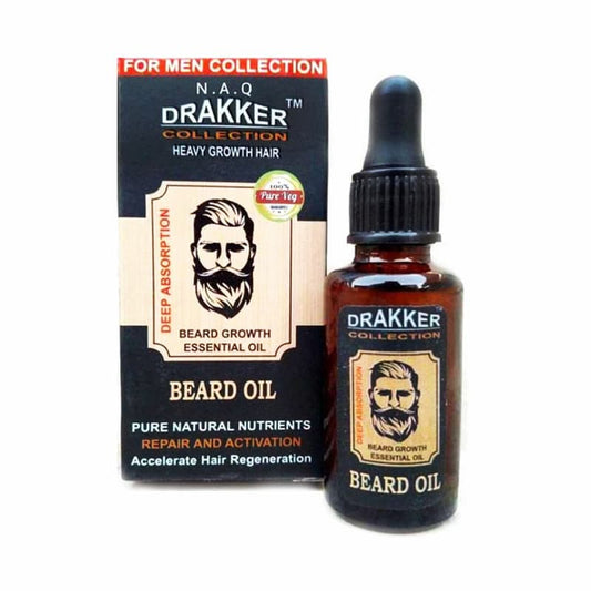 Drakker collection Heavy Growth Beard Growth essential oil - Online Shopping in Pakistan: Beauty, Fashion, Electronics, Sports & Lifestyle, VR, Skincare