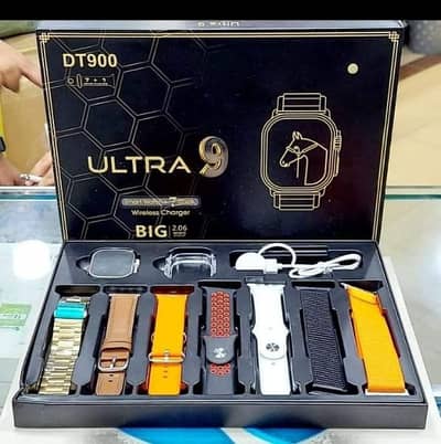 DT 900 Ultra 7 + 1 Strap Ultra 9 Smart Watch - 49MM Dial - Full Touch Display - 7 Different Strap - Online Shopping in Pakistan: Beauty, Fashion, Electronics, Sports & Lifestyle, VR, Skincare