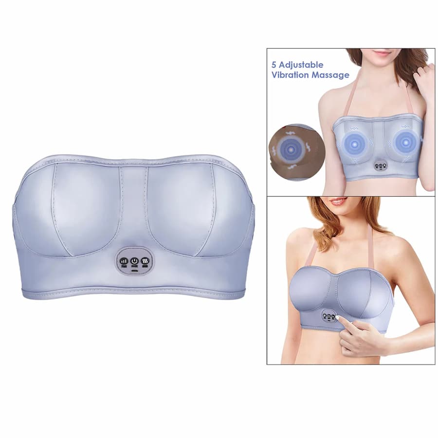 Electric Breast Massager Bra, Vibration Breast Enlargement Bra, Multifunctional Breast Care Equipment, Intelligent Heating Massage, Rechargeable Breast Massage Bra, Usb Interface, Adjustable Length - Online Shopping in Pakistan: Beauty, Fashion, Electronics, Sports & Lifestyle, VR, Skincare