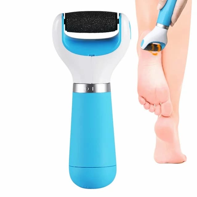 Electric Foot Grinder with Roller Rechargeable Portable Feet File Pedicure Tool Foot Scrubber Callus Remover for Dead Hard Cracked Dry Skin - Online Shopping in Pakistan: Beauty, Fashion, Electronics, Sports & Lifestyle, VR, Skincare