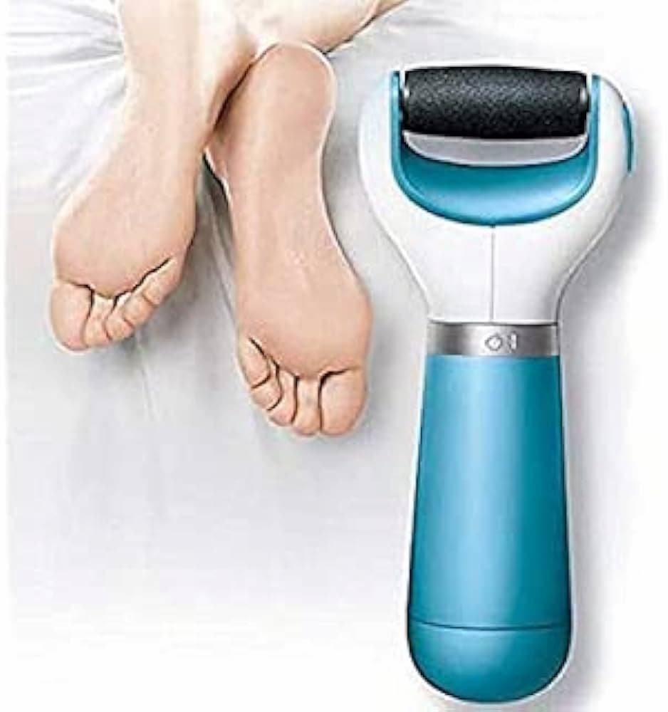 Electric Foot Grinder with Roller Rechargeable Portable Feet File Pedicure Tool Foot Scrubber Callus Remover for Dead Hard Cracked Dry Skin - Online Shopping in Pakistan: Beauty, Fashion, Electronics, Sports & Lifestyle, VR, Skincare