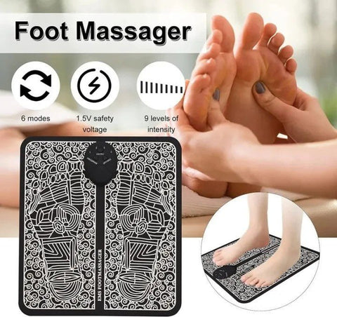 EMS Foot Massager Pad Improve Blood Circulation Relieve Ache Pain USB Rechargeable - Online Shopping in Pakistan: Beauty, Fashion, Electronics, Sports & Lifestyle, VR, Skincare