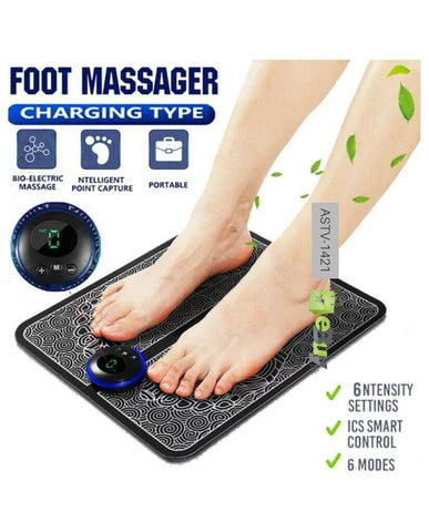 EMS Foot Massager Pad Improve Blood Circulation Relieve Ache Pain USB Rechargeable - Online Shopping in Pakistan: Beauty, Fashion, Electronics, Sports & Lifestyle, VR, Skincare