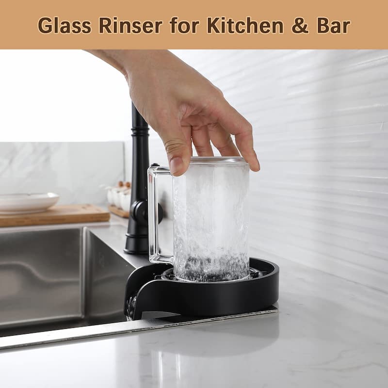 Faucet Glass Washer Rinser for Kitchen Sink Automatic Cup Washer Bar Glass Rinser Wash Cup Tool Kitchen Cleaning Tools - Online Shopping in Pakistan: Beauty, Fashion, Electronics, Sports & Lifestyle, VR, Skincare