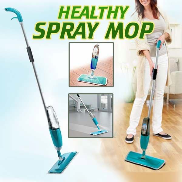 Healthy Mop With Spray - Blue - Online Shopping in Pakistan: Beauty, Fashion, Electronics, Sports & Lifestyle, VR, Skincare