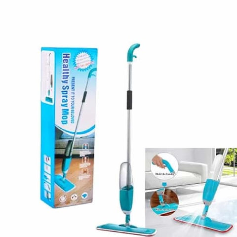 Healthy Mop With Spray - Blue - Online Shopping in Pakistan: Beauty, Fashion, Electronics, Sports & Lifestyle, VR, Skincare