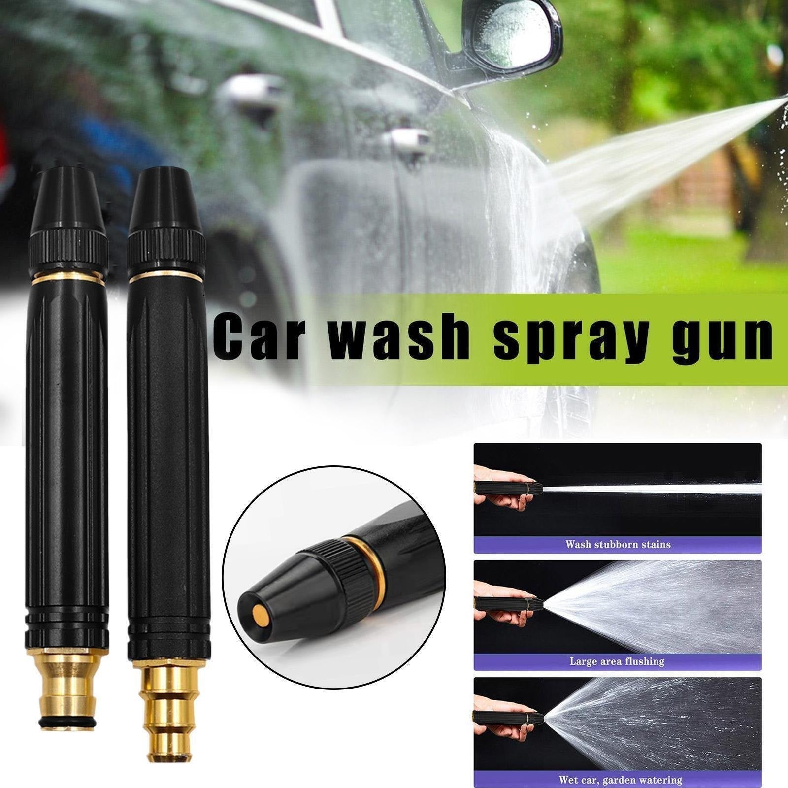 High Pressure Water Spray Gun Nozzle for 1/2" Hose Pipe, Car & Bike Wash Nozzle Spray Water Gun, Water Jet Hose Nozzles Pipe For Gardening, Window Cleaning Water Nozzle, Gardening water sprayer gun (Without Hose) - Online Shopping in Pakistan: Beauty, Fashion, Electronics, Sports & Lifestyle, VR, Skincare