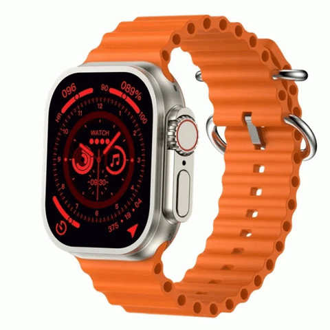 KD99 Ultra Smart Watch 8 Ultra 49mm Men Women SmartWatch 2023 Bluetooth Call Waterproof Wireless Charge Orange - Online Shopping in Pakistan: Beauty, Fashion, Electronics, Sports & Lifestyle, VR, Skincare