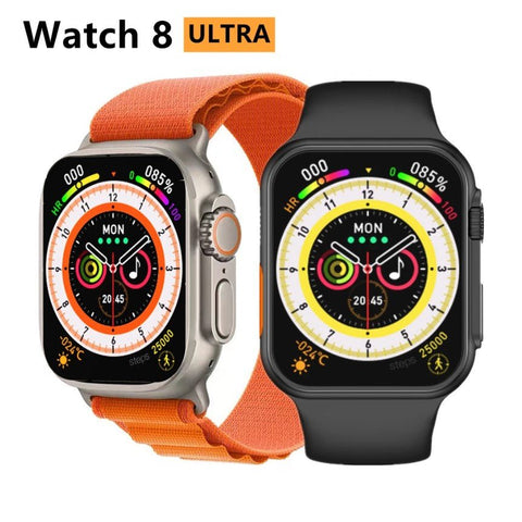 KD99 Ultra Smart Watch 8 Ultra 49mm Men Women SmartWatch 2023 Bluetooth Call Waterproof Wireless Charge Orange - Online Shopping in Pakistan: Beauty, Fashion, Electronics, Sports & Lifestyle, VR, Skincare