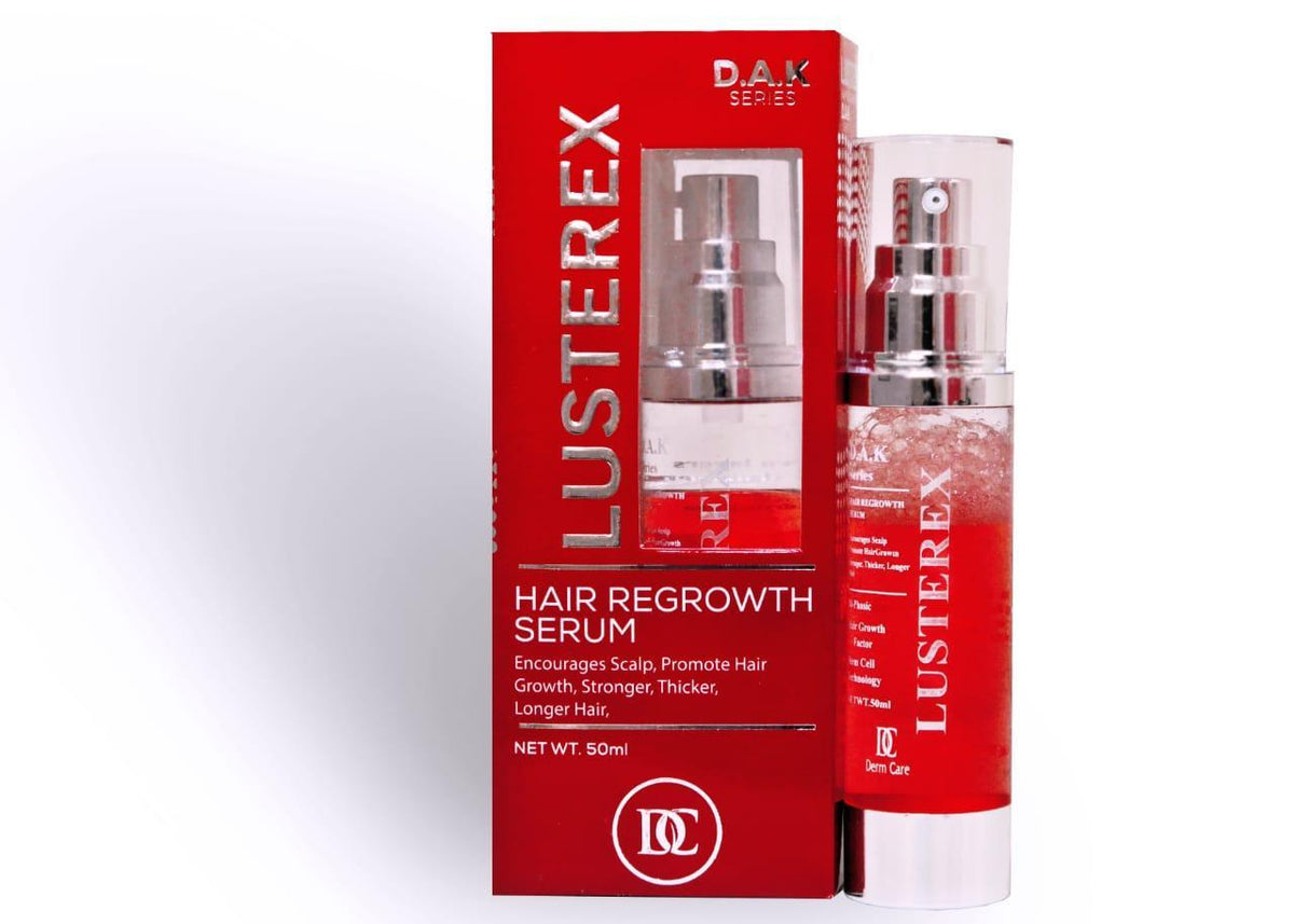 Lusterex Hair Regrowth Serum 50ml - Online Shopping in Pakistan: Beauty, Fashion, Electronics, Sports & Lifestyle, VR, Skincare