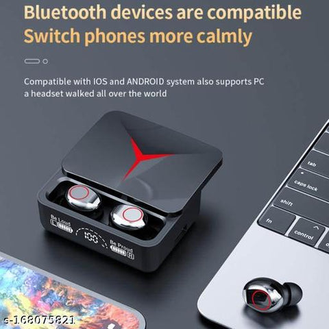 M90 Pro TWS Wireless Bluetooth 5.2 Earphones Gaming Noise Canceling Earbuds HiFi Stereo Music Headsets Waterproof Sport Handfree Headphones with Touch Control LED Charging Case - Online Shopping in Pakistan: Beauty, Fashion, Electronics, Sports & Lifestyle, VR, Skincare