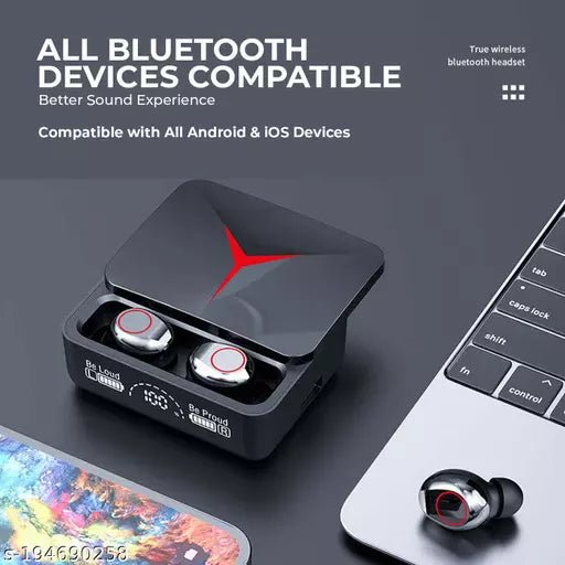 M90 Pro TWS Wireless Bluetooth 5.2 Earphones Gaming Noise Canceling Earbuds HiFi Stereo Music Headsets Waterproof Sport Handfree Headphones with Touch Control LED Charging Case - Online Shopping in Pakistan: Beauty, Fashion, Electronics, Sports & Lifestyle, VR, Skincare