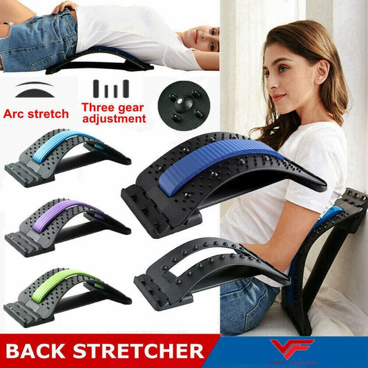 Magic Back Support Back Stretching Device ,Back Massager for Bed & Chair & Car, Multi-Level Lumbar Support Stretcher Spinal, Lower and Upper Muscle Pain Relief - Online Shopping in Pakistan: Beauty, Fashion, Electronics, Sports & Lifestyle, VR, Skincare