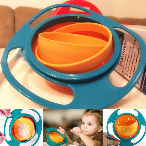 Magic Gyro Bowl 360 Rotation Spill-Proof Infants Toddler Baby Kids Training Feeding - Online Shopping in Pakistan: Beauty, Fashion, Electronics, Sports & Lifestyle, VR, Skincare