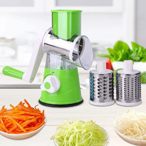 Manual Vegetable Cutter Slicer Round ,Grater, 3 in1 Slicer, Table top Drum Grater - Online Shopping in Pakistan: Beauty, Fashion, Electronics, Sports & Lifestyle, VR, Skincare