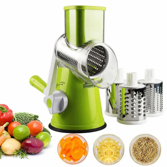 Manual Vegetable Cutter Slicer Round ,Grater, 3 in1 Slicer, Table top Drum Grater - Online Shopping in Pakistan: Beauty, Fashion, Electronics, Sports & Lifestyle, VR, Skincare