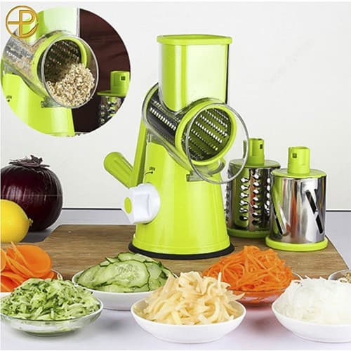 Manual Vegetable Cutter Slicer Round ,Grater, 3 in1 Slicer, Table top Drum Grater - Online Shopping in Pakistan: Beauty, Fashion, Electronics, Sports & Lifestyle, VR, Skincare