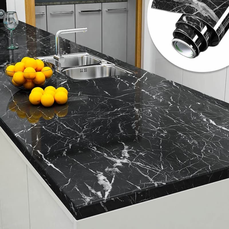 Marble Sheet for Kitchen 60x200cm Wall Paper Waterproof Heat Resistant Self Adhesive Anti Oil Kitchen Wallpaper - Online Shopping in Pakistan: Beauty, Fashion, Electronics, Sports & Lifestyle, VR, Skincare