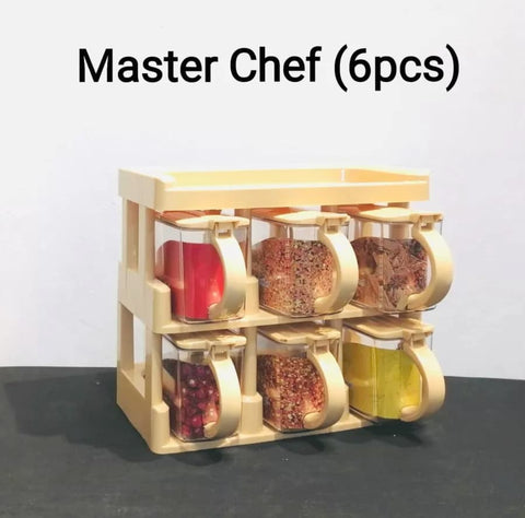 Master Chef Spice Rack 6pcs - Online Shopping in Pakistan: Beauty, Fashion, Electronics, Sports & Lifestyle, VR, Skincare