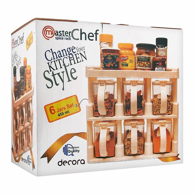 Master Chef Spice Rack 6pcs - Online Shopping in Pakistan: Beauty, Fashion, Electronics, Sports & Lifestyle, VR, Skincare