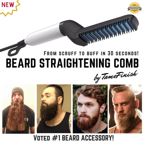 Men Quick Beard Straightener Multifunctional Electric Ionic Beard Straightening Hair Style Hot Comb Curling Curler Show Cap Tool Styling Accessories - Online Shopping in Pakistan: Beauty, Fashion, Electronics, Sports & Lifestyle, VR, Skincare