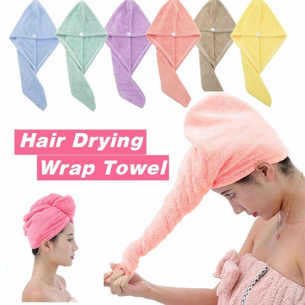 Hair drying towel hat sale